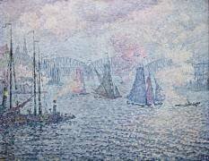 Le Port de Rotterdam ou La Vapeur (Paul Signac) - Muzeo.com