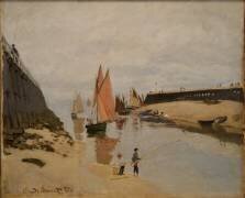 Le port de Trouville (Claude Monet) - Muzeo.com