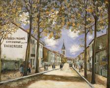 Le quartier Saint-Romain à Anse (Maurice Utrillo) - Muzeo.com