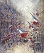 Le quatorze juillet à Paris (Gustave Loiseau) - Muzeo.com