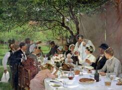 Le repas de mariage à Yport (Albert-Auguste Fourie) - Muzeo.com