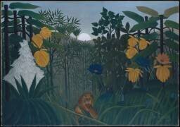 Le Repas du Lion (Henri Rousseau) - Muzeo.com