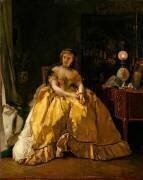 Le retour du bal (Alfred Stevens) - Muzeo.com
