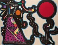 Le Rond rouge (Wassily Kandinsky) - Muzeo.com