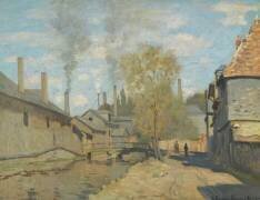 Le ruisseau de Robec, à Rouen (Claude Monet) - Muzeo.com