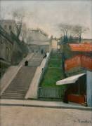 Le Sacré-Coeur en construction (Santiago Rusiñol) - Muzeo.com