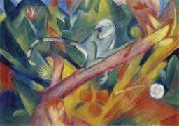 Le singe (Franz Marc) - Muzeo.com