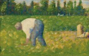 Le travail des paysans (Georges Seurat) - Muzeo.com