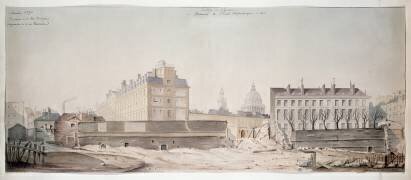 Le trou de la rue Monge (Ecole Française) - Muzeo.com