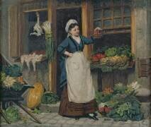Le vendeur de fruits (Victor Gabriel Gilbert) - Muzeo.com