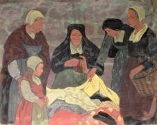 Le vendeur de tissus (Paul Serusier) - Muzeo.com