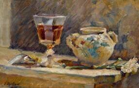 Le verre de Madère (Edouard Vuillard) - Muzeo.com