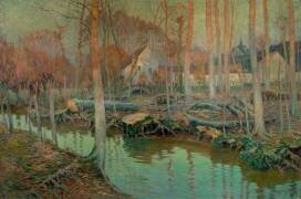 Le vieux moulin de Giverny (Vaclav Radimsky) - Muzeo.com