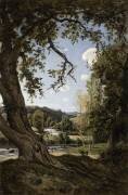 Le Vieux noyer. Souvenir de l'Allier (Henri Joseph Harpignies) - Muzeo.com