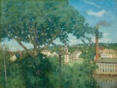Le village des usines (Julian Alden Weir) - Muzeo.com