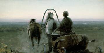 Le voyage de retour (Abram Efimovich Arkhipov) - Muzeo.com