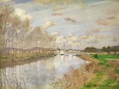 Le yacht à Argenteuil (Claude Monet) - Muzeo.com