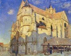 L'église de Moret (Alfred Sisley) - Muzeo.com