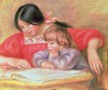 Léontine et Coco (Auguste Renoir) - Muzeo.com