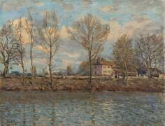 L'Île de la Grande Jatte, Neuilly sur Seine (Alfred Sisley) - Muzeo.com