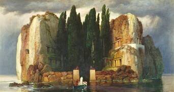L'île des morts (Arnold Böcklin) - Muzeo.com