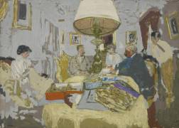 Les Amis autour de la table, Saint-Jacut (Edouard Vuillard) - Muzeo.com