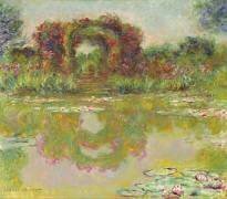 Les arches de roses (Claude Monet) - Muzeo.com