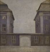 Les bâtiments de la société asiatique (Vilhelm Hammershoi) - Muzeo.com