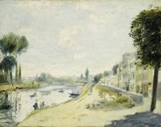 Les berges de la Seine à Bougival (Auguste Renoir) - Muzeo.com