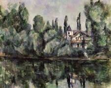 Les bords de la Marne (Paul Cézanne) - Muzeo.com