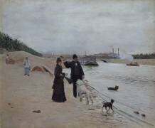 Les berges de la Seine (Jean Béraud) - Muzeo.com
