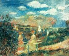 Les bords de Seine à Argenteuil (Auguste Renoir) - Muzeo.com