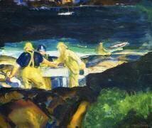 Les casiers à homards (George Wesley Bellows) - Muzeo.com