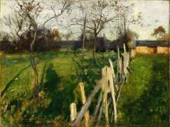 Les champs de la maison (John Singer Sargent) - Muzeo.com