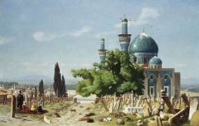 Les champs de repos (Jean-Léon Gérôme) - Muzeo.com