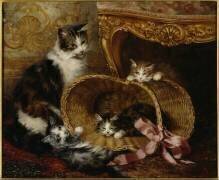 Les chatons à l'esprit vif (Jules Leroy) - Muzeo.com