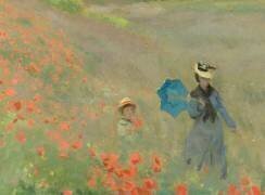 Les coquelicots (détail) (Claude Monet) - Muzeo.com