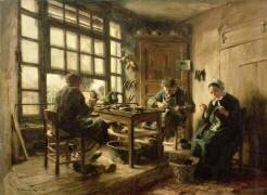 Les cordonniers (Léon Lhermitte) - Muzeo.com