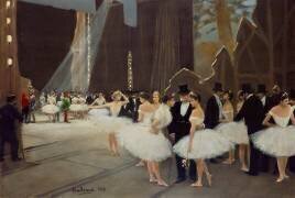 Les coulisses de l'opéra (Jean Béraud) - Muzeo.com