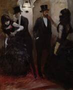 Les couloirs à l'opéra (Jean-Louis Forain) - Muzeo.com