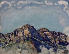 Les Dents Blanches près de Champery (Ferdinand Hodler) - Muzeo.com