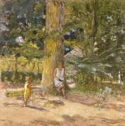 Les enfants au jardin (Edouard Vuillard) - Muzeo.com