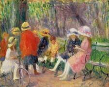 Les enfants dans le parc (William James Glackens) - Muzeo.com