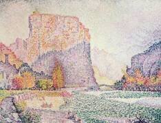 Les falaises de Castellane (Paul Signac) - Muzeo.com