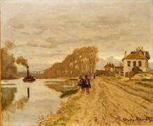 Les fantassins de la Garde Flanante sur l'eau (Claude Monet) - Muzeo.com