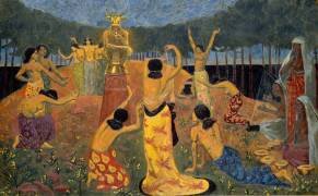 Les filles de Pelichtim (Philistins en hébreu) (Paul Serusier) - Muzeo.com