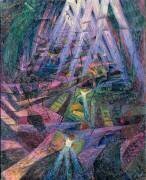 Les forces d'une route - Forze di una strada par Boccioni (Umberto Boccioni) - Muzeo.com