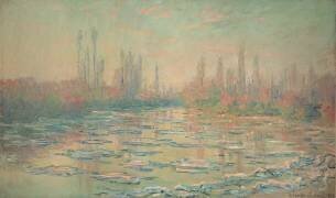 Les glaçons ou Débâcle sur la Seine (Claude Monet) - Muzeo.com