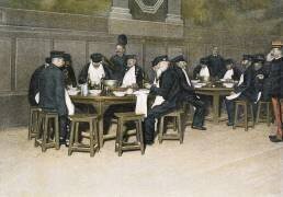Les invalides, les réfectoires, vers 1876-1900 (anonyme) - Muzeo.com
