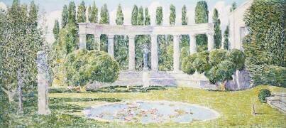 Les Jardins Bartlett, Amagansett (Childe Hassam) - Muzeo.com